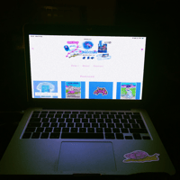 Image 2 of Whimsical Snail Doodle Sticker