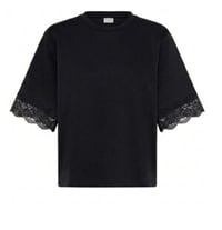 Image 2 of ICHI Relaxed Shirt – Black