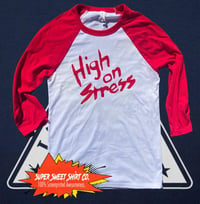 Image 1 of High On Stress Shirt, gifts for him, 80s movie tshirt, boyfriend gift