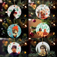 Image 1 of Wes Anderson Christmas Ornament Set