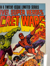 Image 3 of 1984 Vintage Marvel Super Heroes Secret Wars #1 Framed Comic
