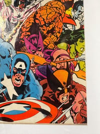 Image 4 of 1984 Vintage Marvel Super Heroes Secret Wars #1 Framed Comic