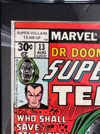 Image 3 of 1977 Vintage Super-Villain Team-Up #13 Framed Comic