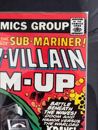 Image 4 of 1977 Vintage Super-Villain Team-Up #13 Framed Comic