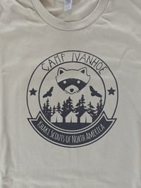 Image 2 of Camp Ivanhoe Shirt, Moonrise Kingdom Shirt, Khaki Scout T-Shirt