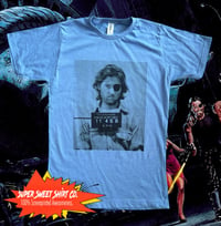 Image 1 of Snake Plissken Mug Shot T-Shirt, Escape from New York Shirt