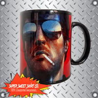 Image 1 of Cobra Marion Cobretti Mug, Death Wish Mug, funny mugs, tea lover