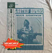 Image 2 of Lightnin' Hopkins T-shirt, inspired by Japanese import vinyl art