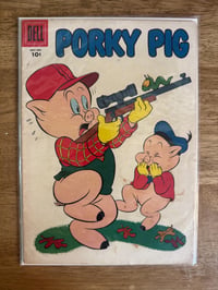 Image 2 of 1950s Vintage Comic Book Lot, New Funnies 1956 &amp; Porky Pig 1955 1960