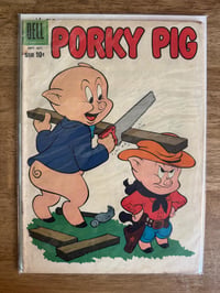 Image 3 of 1950s Vintage Comic Book Lot, New Funnies 1956 &amp; Porky Pig 1955 1960