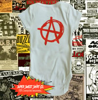 Image 2 of Little Pistol Punk Baby Bodysuit, Punk Baby Clothes