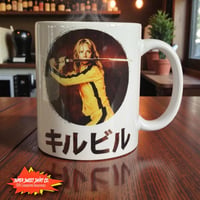 Image 1 of Kill Bill Style Mug, 11oz Cult Movie Coffee Cup, Retro Action Film Mug