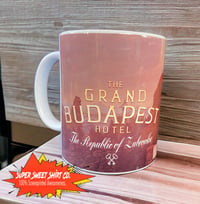Image 6 of Grand Budapest Hotel Mug Set, Society of Crossed Keys, Coffee gift