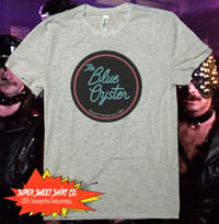 Image 1 of Retro Police Academy Blue Oyster T-Shirt 80s Gay Bar Graphic Tee