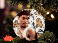 Image 1 of The Last Dragon Christmas Ornament, Bruce Leroy Ceramic Ornament