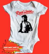 Image 1 of Road House Patrick Swayze bodysuit / Cool Baby Clothes / Unisex Baby