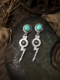 Image 3 of Lightning Bolt Earrings