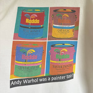 Image of Rodda Paint 'Andy Warhol' T-Shirt