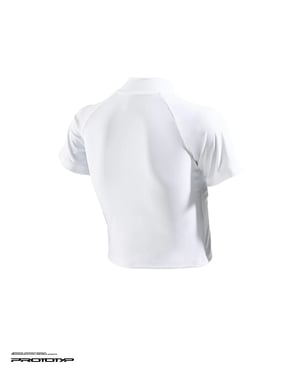 Image of PROTOTYP - SONIC WMS Active Cropped Top (SIL Ver.) (White)