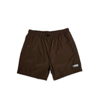 MENS NYLON BEACH SHORTS - BRN