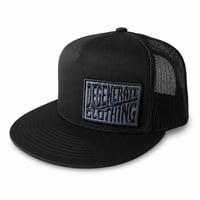 Bolts Trucker Hat - Black / Black