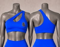 Image 1 of Built Different One-Shoulder Sports Bra