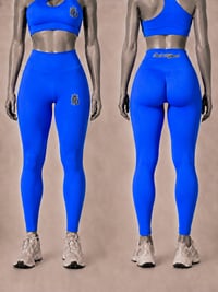 Image 1 of Built Different Electric Blue Sculpt Leggings