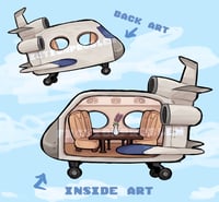 Image 3 of PREORDER | devils minion 3.5 inch private jet shaker charm