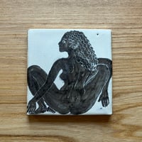 Nude woman tile