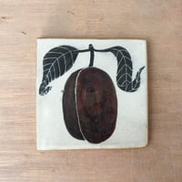 Plum tile 1