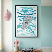 Image 2 of Sneaker Poster Adidas x Pharrell Williams Jellyfish White