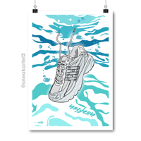 Image 1 of Sneaker Poster Adidas x Pharrell Williams Jellyfish White