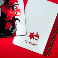 Image 4 of NOTEBOOK - Marcin Flowers with RED FOIL