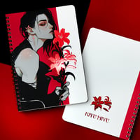 Image 1 of NOTEBOOK - Marcin Flowers with RED FOIL