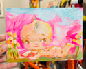 Crawling Kewpie - original 7x5