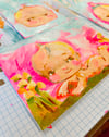 Crawling Kewpie - original 7x5