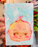 Kewpie face - original 7x5