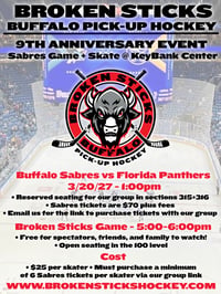 Broken Sticks Hockey - 9th Anniversary Event - 3/20/27