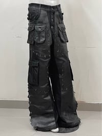 Image 4 of AW26 ‘Sumatra’ Snakeskin Cargo Pants