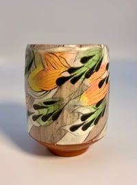 Image 5 of Teabowl with White Stripes