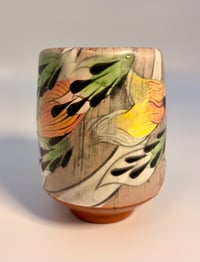 Image 6 of Teabowl with White Stripes