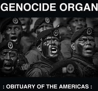 Genocide Organ ‎– Obituary Of The Americas CD (Tesco)
