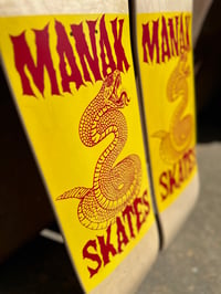 Image 3 of 8.25" Popsicle - Snake Session - Yellow Paint