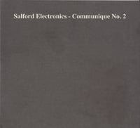 Salford Electronics ‎– Communique No. 2 CD (tesco)