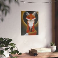 Image 3 of Firelight — Fox Fine Art Print