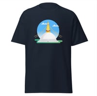 Image 5 of Boudha Stupa Tshirt Black/White