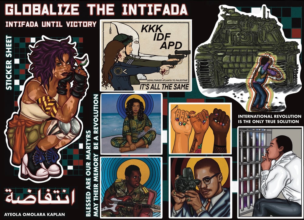 Image of Globalize the Intifada Sticker Sheet