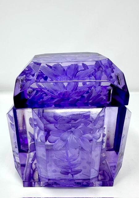 Petite Lucite Box - Lilac - Image 2 of 3