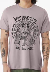 Image 2 of *Special Edition* Love and Serve Like Hanuman (unisex t shirt)