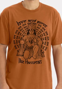 Image 3 of *Special Edition* Love and Serve Like Hanuman (unisex t shirt)